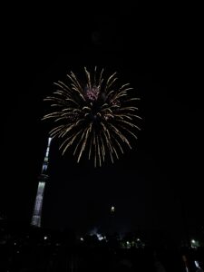 あんブログ 花火見た〜！
